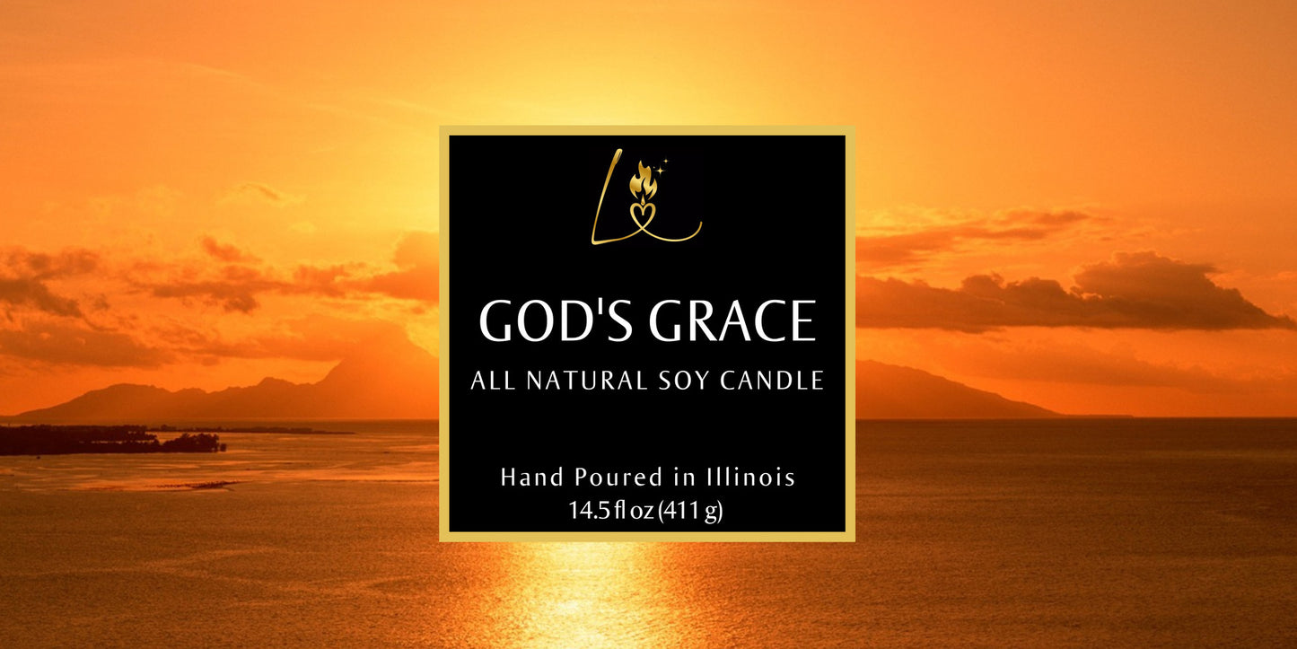 God's Grace Triple Wick Candle