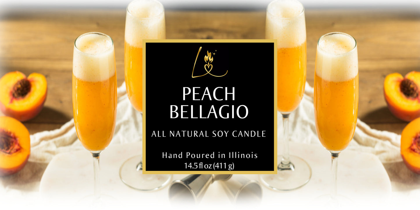 Peach Bellagio Triple Wick Candle