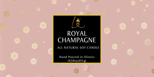 Royal Champagne Triple Wick Candle