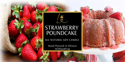 Strawberry Poundcake Triple Wick Candle