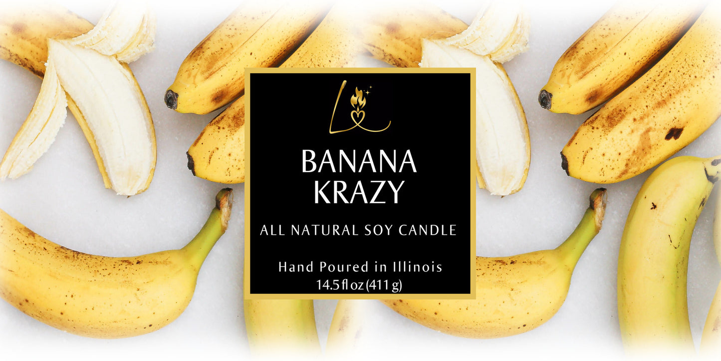 Banana Krazy Triple Wick Candle